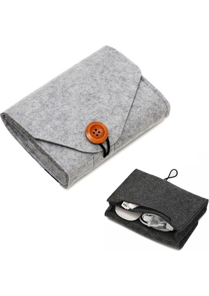 Ev Saklama Torbaları Seyahat Depolama Organizasyonu Anahtar Para Paketi Mini Keçe Kese Kulaklık Kartı Ev Saklama Torbaları Masa Düzenleyici (Yurt Dışından) indirimleri