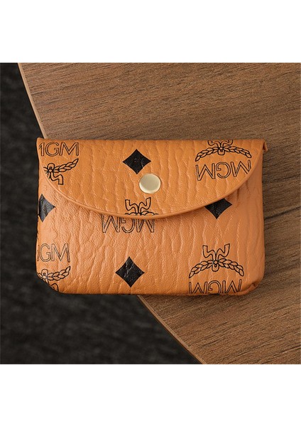 Kartlıklı Cüzdan Küçük Nakit Cüzdan Yumuşak Deri Kartlıklı Paralar Mini Model (Yurt Dışından)