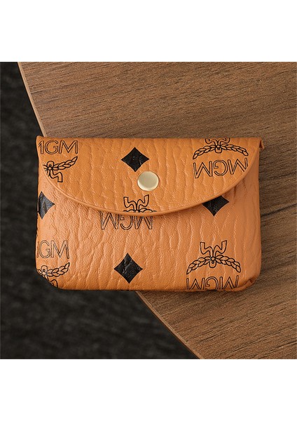 Kartlıklı Cüzdan Küçük Nakit Cüzdan Yumuşak Deri Kartlıklı Paralar Mini Model (Yurt Dışından)
