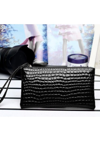 Microgood Kadın Moda Deri Çanta Mini Çanta Nakit Para Depolama Uzun Cüzdan (Yurt Dışından)