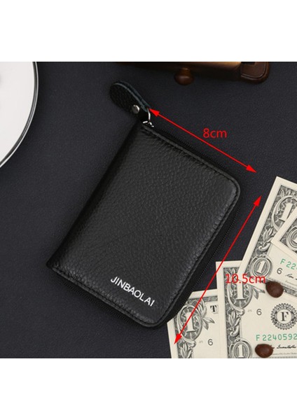 Jınbaolaı Çoklu Kart Yuvaları Erkek Kadın Pu Deri Mini Para Çantası Para Çantası (Yurt Dışından)
