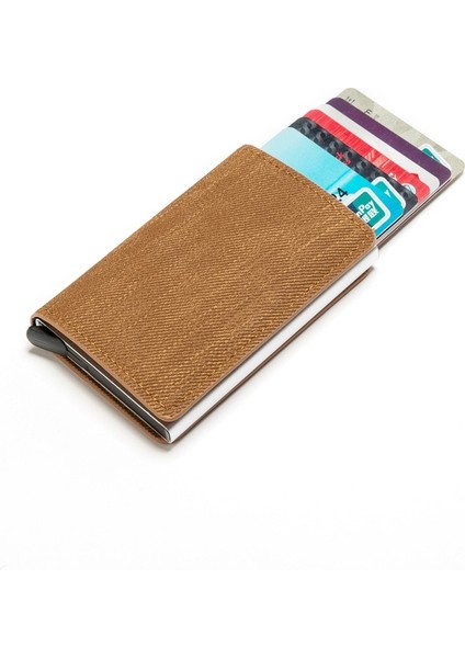 Özel Ad Iş Bankası Kredi Kartı Tutucu Erkek Cüzdan Para Deri Cüzdan Rfıd Alüminyum Kutu Kart Sahibinin Para Klipleri ile Çanta (Yurt Dışından) indirimleri