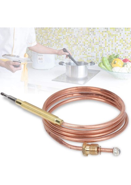 Bradoo-Evrensel Gaz Sobası Termokupl 5 Adet Somun Isıtma Gaz Brülör Yedek Termokupl Adaptörü (Yurt Dışından)