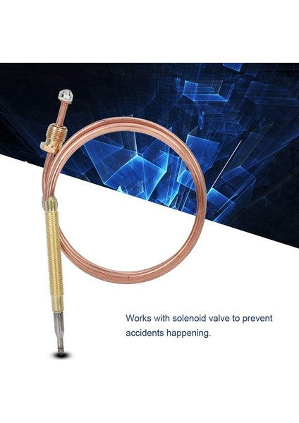 Bradoo-Evrensel Gaz Sobası Termokupl 5 Adet Somun Isıtma Gaz Brülör Yedek Termokupl Adaptörü (Yurt Dışından)