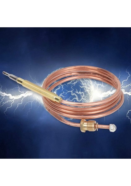 Bradoo-Evrensel Gaz Sobası Termokupl 5 Adet Somun Isıtma Gaz Brülör Yedek Termokupl Adaptörü (Yurt Dışından)