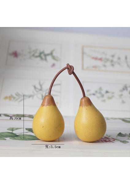 Asla Pear Ornament Gift'i B Ölme (Yurt Dışından)