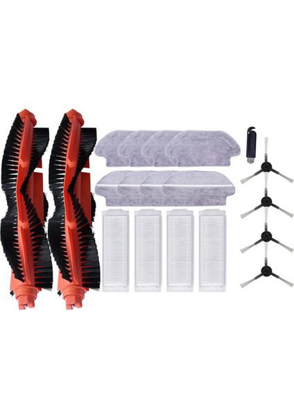 Fırçalar Mop Bezi Bez Xiaomi Mi Robot Süpürge-Mop P STYTJ02YM STYJ02YM Robot Süpürge Yedek Parçaları (Yurt Dışından)