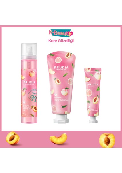 My Orchard Soothing Mist Şeftali 125 ml - Vücut Losyonu 200 ml - El Kremi 30GR 3lü Set