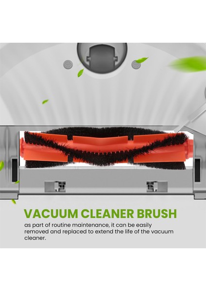 Xiaomi Mi Robot Vacuum Mop Pro P Temizlik Robotu Için, Model: STYTJ02YM, Ana Yan Fırça + Hepa Filtre + Paspas Bezi (Yurt Dışından)