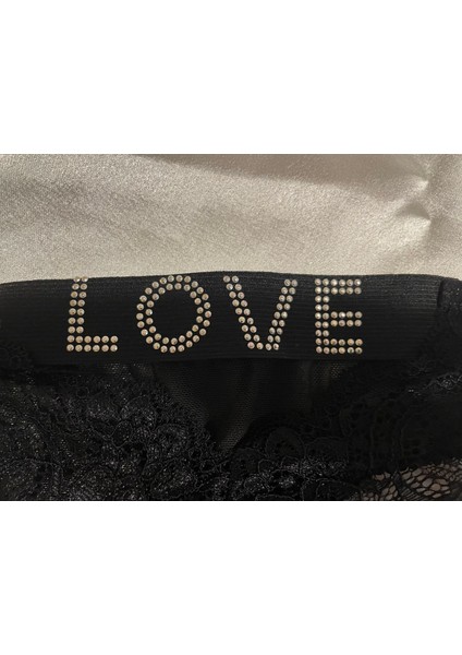 Bayan Love Yazılı 3'lü Dantel Iç Çamaşırı fiyatları