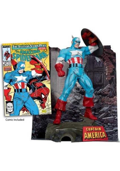 Comics - Captain America (The Amazing Spider-Man #323) Heykel fiyatları