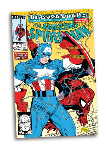 Comics - Captain America (The Amazing Spider-Man #323) Heykel modelleri