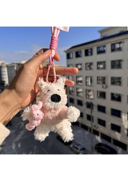 West Highland Plush Doll Pendant (Yurt Dışından)