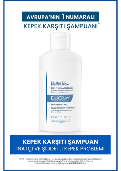 Kelual Ds Inatçı Kepeğe Karşı Şampuan 100 ml x Yüz Temizleme Fırçası