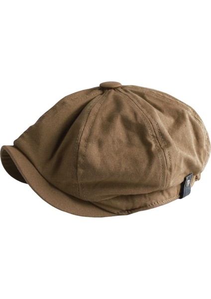 Retro Ingiliz Erkekler Newsboy Ş Ş Sonbahar 4xl Için Sekizgen Düz Ş (Yurt Dışından)