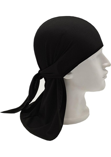 Erkekler Için Kuyruk Güneş Korumalı Örgüşlı Wrap Şapka Giyim (Yurt Dışından)