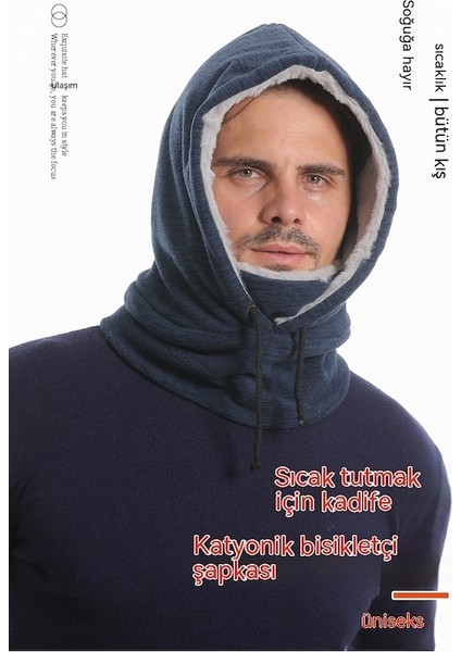 Hyt-Açık Hava Soğuğa ve Rüzgara Dayanıklı Kayak Şapkası Sıcak Şapka Bisiklet Şapkası (Yurt Dışından)
