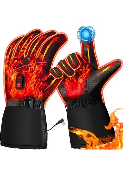 USB Isıtmalı Şapka ve Eşarp Seti Açık Kış Elektrikli Şapka Boyun Isıtıcı Kadınlar Için Yumuşak Astarlı Örme Şapka Sıcak Kap - Siyah (Yurt Dışından) indirimleri