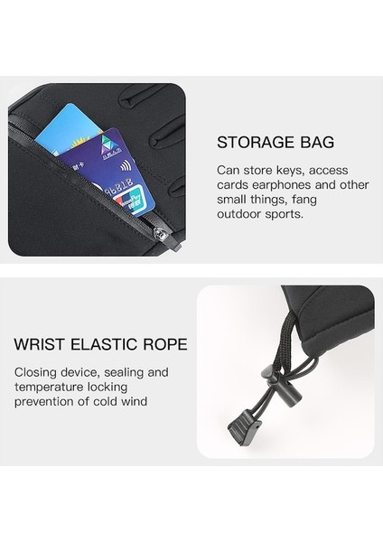 Kyncilor A0081 1 Çift Dokunmatik Ekran Rüzgar Geçirmez Eldiven 001 (Yurt Dışından) modelleri