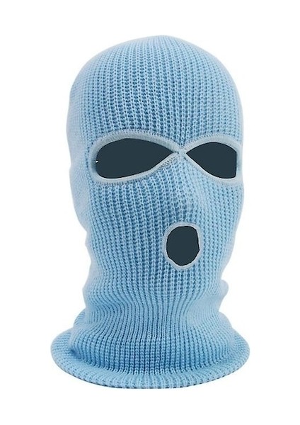 Kku-Cc Açık Hava Kış Bisiklet Rüzgar Geçirmez ve Sıcak Boyun ve Kulak Koruma Başlığı-Açık Mavi (Yurt Dışından)