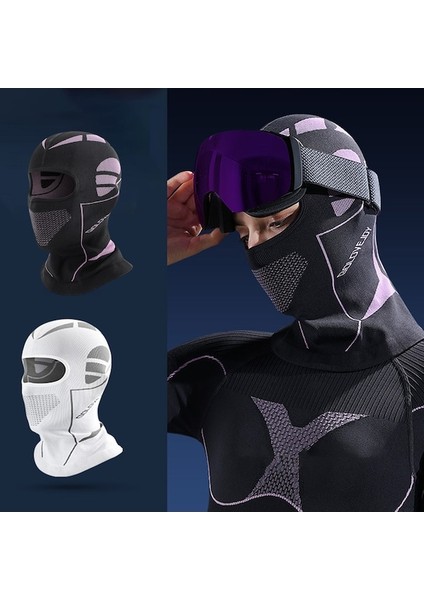 Tam Yüz Koruma Balaclava Bisiklet Kayak Yüz Koruma D 001 (Yurt Dışından)