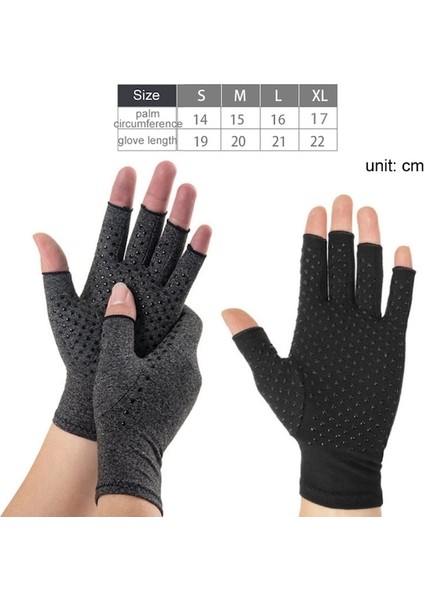 Artrit Rehabilitasyon Silikon Kaymaz Bisiklet Yarım Parmak Eldiven 001 (Yurt Dışından) fiyatları