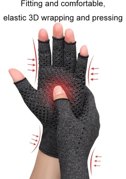 Artrit Rehabilitasyon Silikon Kaymaz Bisiklet Yarım Parmak Eldiven 001 (Yurt Dışından) modelleri