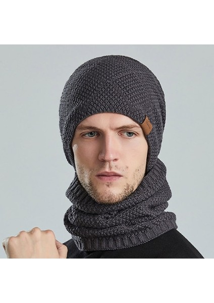 Unisex Kışlık Örgü Boyunluk Bere Takım Set (Yurt Dışından) fırsatları