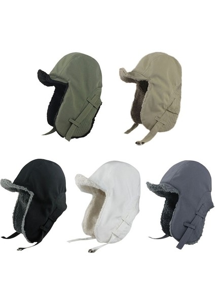 Pasifix Açık Kış Kalınlaştırılmış Polar Rüzgar Geçirmez Sıcak Kayak Şapka 001 (Yurt Dışından)