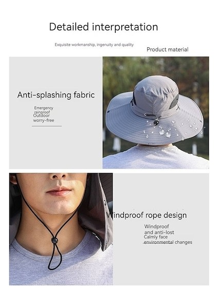 Yyj-Cc Dış Mekan Yazlık Kova Şapkası-Mavi (Yurt Dışından) fırsatları