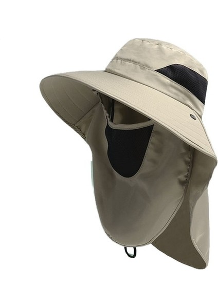 Kkn-Cc Açık Hava Balıkçı Güneş Şapkası-Haki (Yurt Dışından)