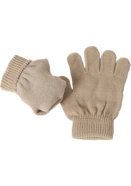 Çocuk Ponponlu Örgü Şapka Eldiven Boyunluk Takım Seti (Yurt Dışından) fiyatları