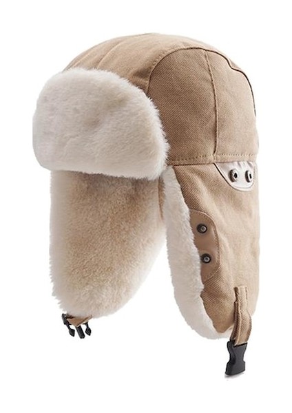 Yyw-Cc Kalınlaşmış Kış Açık Bisiklet Kulak Koruyucu Rüzgar Geçirmez Şapka Uçuş Başlığı-Haki (Yurt Dışından)