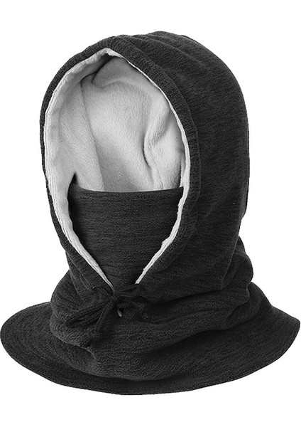 Yystore Dış Mekan Soğuğa, Rüzgara ve Sıcak Tutan Polar Şapka Koyu Gri (Yurt Dışından)