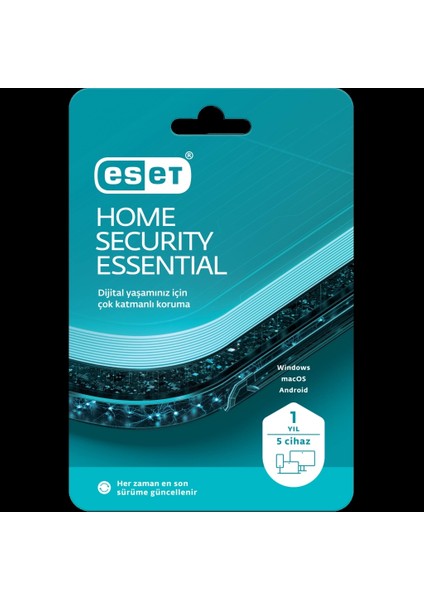 Home Securıty Essentıal 5 Kullanıcı, 1 Yıl, Box