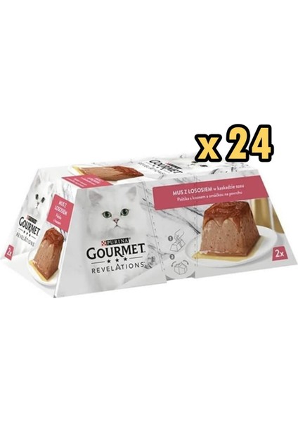 Revelations Somonlu Kedi Maması 2x57 gr x 24 Adet