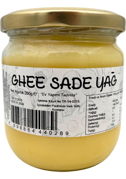 Sade Yağ 350 gr Mg