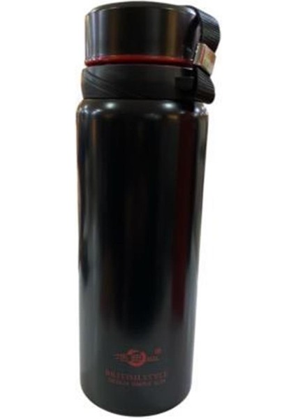 Enfa British Style Siyah Dereceli Paslanmaz Çelik Isı Göstergeli Termos 800 ml ENF-231 fırsatları