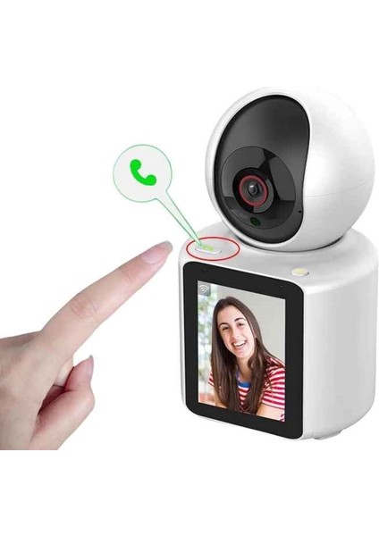 Mpıa Aya Görüntülü Görüşme Özellikli 3mp Wifi Ip Kamera Türkçe Uygulama