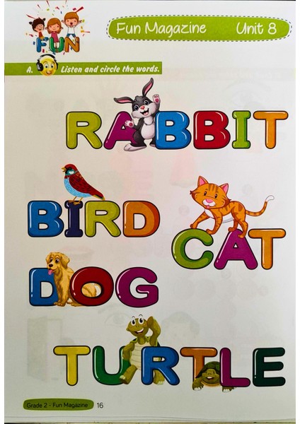 2. Sınıf Ingilizce Eğitim Seti Fun & Learn modelleri