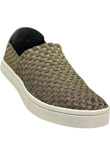 Spring 11 L046 Kadın Lastikli Bronz Ayakkabı Bronz fiyatları