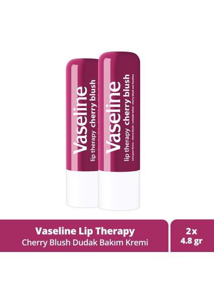 Lip Therapy Dudak Bakım Kremi Cherry Blush 4.8 gr X2