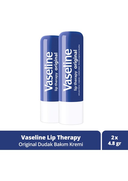 Lip Therapy Dudak Bakım Kremi Original 4.8 gr X2