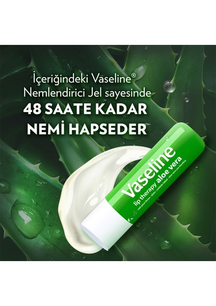 Lip Therapy Dudak Bakım Kremi Aloe Vera 4.8 gr X2 modelleri