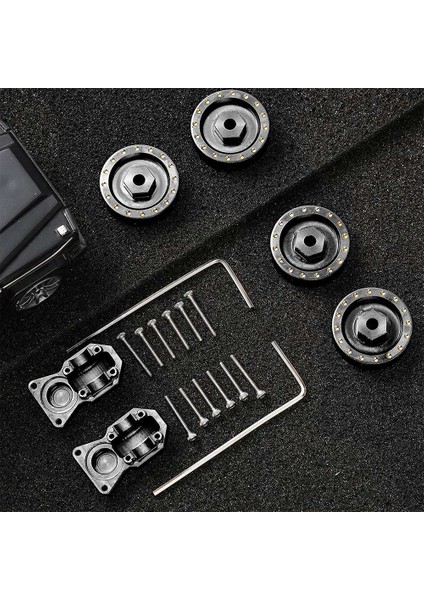 Axıal SCX24 1/24 Rc Paletli Araba Için Br Tekerlek Ağırlıkları Hex Adaptörü (Yurt Dışından) fiyatları