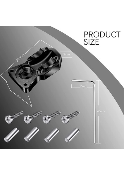 Axıal SCX24 1/24 Rc Paletli Araba Için Br Tekerlek Ağırlıkları Hex Adaptörü (Yurt Dışından) indirimleri
