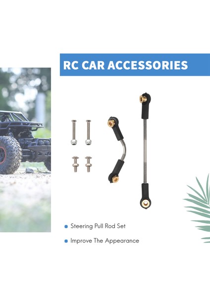 2 Takım Direksiyon Çekme Çubuğu Servo Çubuğu Yükseltme Parçaları (Yurt Dışından) fırsatları
