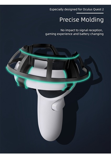 Vr Için Vr Denetleyici Sabitleyici Tampon Vr Gamepad Aksesuarı Için Tampon Koruyucu Tutucu, Siyah (Yurt Dışından) fırsatları