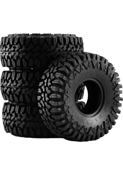 4pc 110MM 1.9ın Tekerlek Lastikleri 1:10 Rc Paletli Araba Eksenel SCX10 90046 (Yurt Dışından)