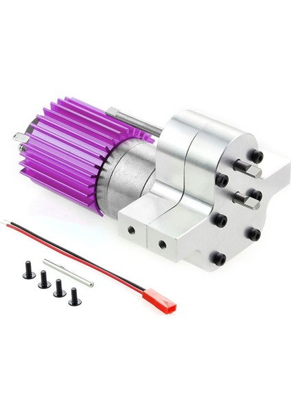 Metal 370 Motor Şanzıman C14 C24 B24 B36 Mn D90 D99 MN99S Rc Araba Yükseltme Parçaları, Gümüş (Yurt Dışından)